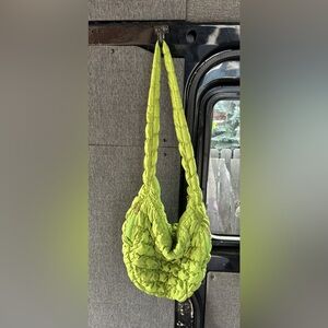 Stylish Green Quilted Women's Bag